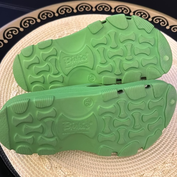 BIRKENSTOCK Birkis Lime Green Flip-Flop Thongs - Size 36 - Picture 6 of 7